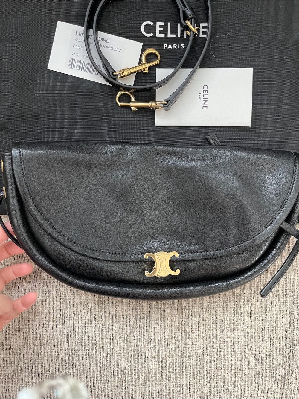 Celine little haftmoon bag - Picture 4 of 9